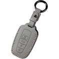 thumbnail image 1 of Key Fob Cover Compatible with Toyota Camry RAV4 Highlander Hatchback Corolla Avalon C-HR Prado Prius GT86 4Runner 2019-2024 3 Button Keychain Case Holder Protector,4 Buttons Gray, 1 of 8