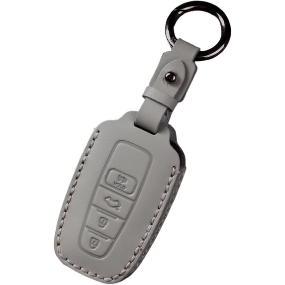 Key Fob Cover Compatible with Toyota Camry RAV4 Highlander Hatchback Corolla Avalon C-HR Prado Prius GT86 4Runner 2019-2024 3 Button Keychain Case Holder Protector,4 Buttons Gray