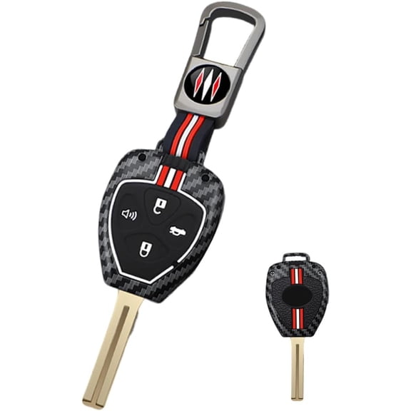 Key Fob Cover Compatible with Toyota Camry RAV4 Scion TC XB IQ FR-S 4Runner Yaris Matrix Corolla 2012-2026 4 Button Keychain Case Holder Protector,4 Buttons B Gray