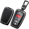 thumbnail image 1 of Key Fob Cover Compatible with Toyota Highlander RAV4 Camry Corolla Avalon C-HR Prius Prius Prime GT86 2016-2024 Keychain Case Holder Protector,C-Keychain, 1 of 7