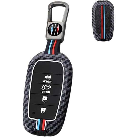 Key Fob Cover Compatible with Toyota RAV4 Camry Corolla Highlander Tundra 4Runner C-HR Hilux Yaris 2012-2026 4 Button Keychain Case Holder Protector,4 Buttons A Gray