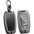 thumbnail image 1 of Key Fob Cover Compatible with Toyota RAV4 Hybrid Camry Hybrid Corolla XSE C-HR Corolla Hatchback Prado 2012-2026 2/3/4 Button Keychain Case Holder Protector,Short keychain Black, 1 of 9