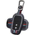 thumbnail image 1 of Key Fob Cover Compatible with Toyota Yaris GR Corolla Cross Yaris Hybrid Hilux C-HR 2020-2024 2 Button Keychain Case Holder Protector,2 Buttons C Grey, 1 of 6