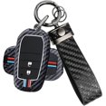 thumbnail image 1 of Key Fob Cover Compatible with Toyota Yaris GR Corolla Cross Yaris Hybrid Hilux C-HR 2020-2024 2 Button Keychain Case Holder Protector,2 Buttons a Grey, 1 of 5