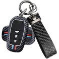 thumbnail image 1 of Key Fob Cover Compatible with Toyota Yaris GR Corolla Cross Yaris Hybrid Hilux C-HR 2020-2024 2 Button Keychain Case Holder Protector,3 Buttons a Grey, 1 of 5