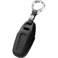 thumbnail image 1 of Key Fob Cover Compatible with Audi A3 A5 A6 2025-2026 Q5 SQ5 Q6 SQ6 RSQ6 E-tron Keychain Case Holder Protector,Black, 1 of 7