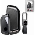 thumbnail image 1 of Key Fob Cover Compatible with BMW IX IX3 I5 I7 740i 760i X1 X3 X5 X6 X7 XM 2024-2025 Keychain Case Holder Protector,Black, 1 of 9