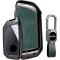 thumbnail image 1 of Key Fob Cover Compatible with BMW IX IX3 I5 I7 740i 760i X1 X3 X5 X6 X7 XM 2024-2025 Keychain Case Holder Protector,Green, 1 of 9