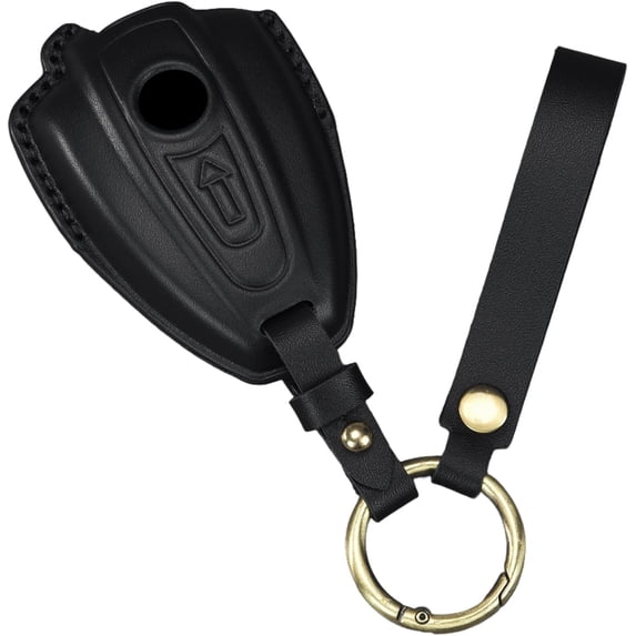 Key Fob Cover Compatible with BMW R18 R18B R18TC R1 2020-2025 2 Button Keychain Case Holder Protector,Long Keychain-black