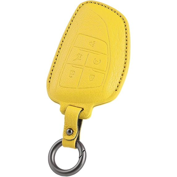 Key Fob Cover Compatible with Buick Enclave Envision 2021-2026 Honda Prologue 2024-2026 Keychain Case Holder Protector,Yellow