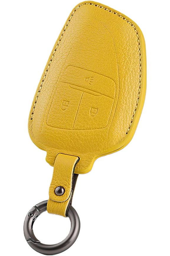 Key Fob Cover Compatible with Buick Envision 2021-2025 Keychain Case Holder Protector,Yellow