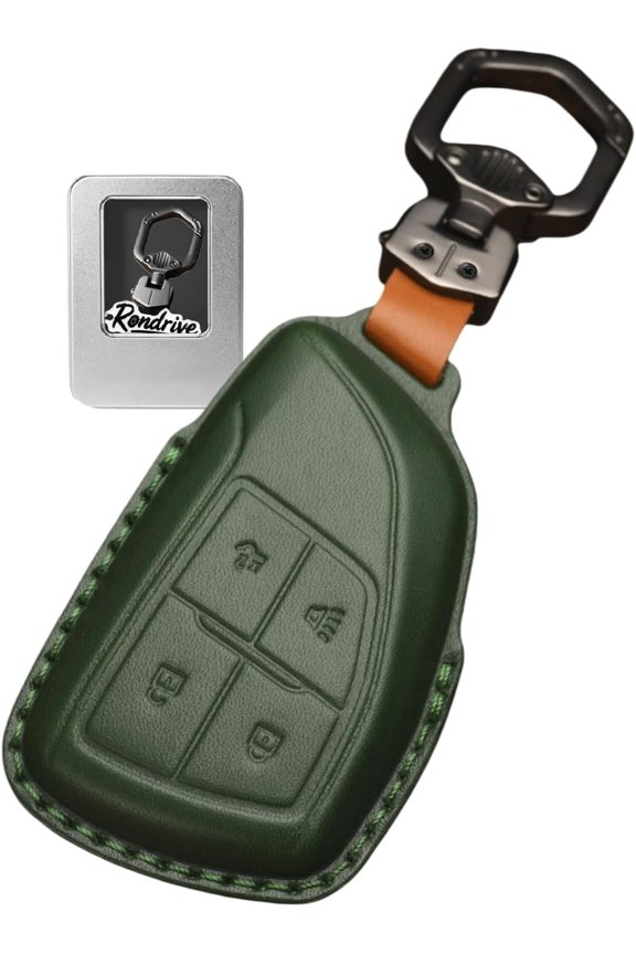 Key Fob Cover Compatible with Buick Envision 2025-2026 Enclave Honda Prologue Keychain Case Holder Protector,Green