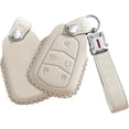 thumbnail image 1 of Key Fob Cover Compatible with Cadillac ATS CT6 Escalade SRX XT5 XTS Keychain Case Holder Protector,5 Button White, 1 of 6