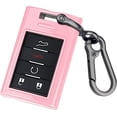 thumbnail image 1 of Key Fob Cover Compatible with Cadillac CTS STS XTS SRX ATS ELR DTS Escalade Corvette 2006-2014 Keychain Case Holder Protector,Pink, 1 of 6