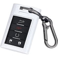 thumbnail image 1 of Key Fob Cover Compatible with Cadillac CTS STS XTS SRX ATS ELR DTS Escalade Corvette 2006-2014 Keychain Case Holder Protector,White, 1 of 6