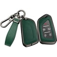 thumbnail image 1 of Key Fob Cover Compatible with Cadillac Lyriq Optiq Vistiq 2020-2026 Escalade CT4 CT5 CT6 CTS ATS XT4 Keychain Case Holder Protector,A-Green, 1 of 7