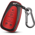 thumbnail image 1 of Key Fob Cover Compatible with Chevrolet Equinox Malibu Trailblazer Traverse Volt Bolt Keychain Case Holder Protector,Red, 1 of 7