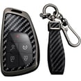 thumbnail image 1 of Key Fob Cover Compatible with Chevrolet Silverado Traverse Equinox Buick Envision 2022-2025 Keychain Case Holder Protector,A Black, 1 of 8