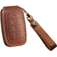 thumbnail image 1 of Key Fob Cover Compatible with Dodge RAM 1500 2500 3500 4500 5500 Pickup 2023-2025 Keychain Case Holder Protector,4 Button Brown, 1 of 7
