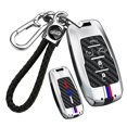 thumbnail image 1 of Key Fob Cover Compatible with Dodge Ram 1500 2500 3500 2019-2026 Keychain Case Holder Protector,Blue, 1 of 7