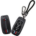 thumbnail image 1 of Key Fob Cover Compatible with Dodge Ram 1500 2500 3500 4500 5500 2019-2025 5 6 Button Metal Keychain Case Holder Protector, 1 of 9