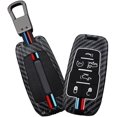 thumbnail image 1 of Key Fob Cover Compatible with Dodge Ram 1500 2500 3500 4500 5500 2019-2025 5 6 Button Metal Keychain Case Holder Protector, 1 of 9