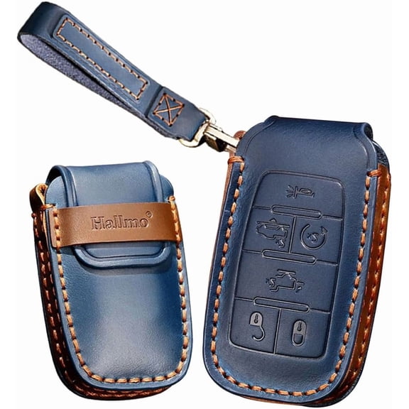 Key Fob Cover Compatible with Dodge Ram 1500 Keychain Case Holder Protector,1,6 button-Black