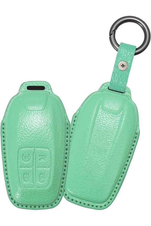 Key Fob Cover Compatible with Ferrari 488 F8 812 LaFerrari GTC4Lusso Portofino Keychain Case Holder Protector,Teal