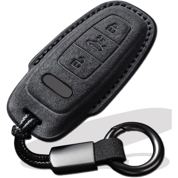 Key Fob Cover Compatible with Fit for Audi A4 A5 S5 Q5 Q7 TT R8 SQ5 Smart Key Case With Keychain Case Holder Protector