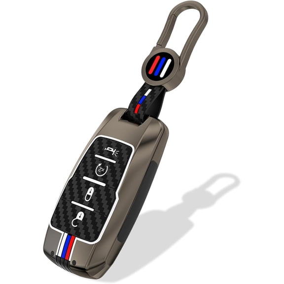 Key Fob Cover Compatible with Fit for Dodge Ram 1500 2500 3500 Keychain Case Holder Protector,1