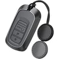 thumbnail image 1 of Key Fob Cover Compatible with Fit for Honda Accord Civic HR-V CR-V Keychain Case Holder Protector,3-BTN-Remote-Start-Grey, 1 of 6