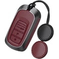thumbnail image 1 of Key Fob Cover Compatible with Fit for Honda Accord Civic HR-V CR-V Keychain Case Holder Protector,3-BTN-Remote-Start-Red, 1 of 6