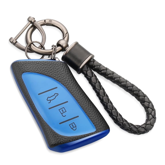 Key Fob Cover Compatible with Fit for Lexus ES LC LS GX UX NX RC Luxury Diamond Braided Soft Case Keychain Case Holder Protector