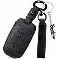 thumbnail image 1 of Key Fob Cover Compatible with Fit for RAM 1500 2500 3500 4500 5500 Keychain Case Holder Protector,4-BTN-Black, 1 of 8