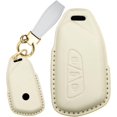 thumbnail image 1 of Key Fob Cover Compatible with Fit for Volkswagen Golf 8 2020-2026 Keychain Case Holder Protector,A-Off White, 1 of 6
