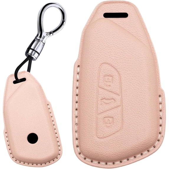 Key Fob Cover Compatible with Fit for Volkswagen Golf 8 2020-2026 Keychain Case Holder Protector,B-Pink
