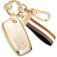 thumbnail image 1 of Key Fob Cover Compatible with Ford Fusion Bronco F-150 F-250 F-350 F-450 F-550 Ranger Figo Keychain Case Holder Protector,silver-black, 1 of 7