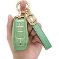 thumbnail image 1 of Key Fob Cover Compatible with Ford Fusion Mustang F-150 Explorer 2013-2017 5 Button TPU Keychain Case Holder Protector,Model-b(green), 1 of 4