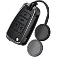 thumbnail image 1 of Key Fob Cover Compatible with GMC Acadia Terrain Buick Keychain Case Holder Protector,4-Button-Black, 1 of 5