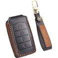 thumbnail image 1 of Key Fob Cover Compatible with Genesis G70 G80 G90 2017-2022 4 Button Keychain Case Holder Protector,4 Button-black, 1 of 6