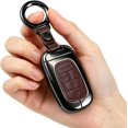 thumbnail image 1 of Key Fob Cover Compatible with Honda Accord Civic CR-V HR-V Pilot Ridgeline 2022-2026 5 Button Metal Keychain Case Holder Protector,coffee, 1 of 6