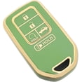 thumbnail image 1 of Key Fob Cover Compatible with Honda Accord Civic CRV Pilot Ridgeline Odyssey Passport Keychain Case Holder Protector,Green, 1 of 6
