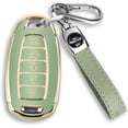 thumbnail image 1 of Key Fob Cover Compatible with Hyundai Palisade Elantra Keychain Case Holder Protector,Green, 1 of 6