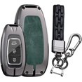thumbnail image 1 of Key Fob Cover Compatible with Hyundai Palisade Elantra Kona Santa Fe Veloster Accent 2020-2023 3-5 Button Keychain Case Holder Protector, 1 of 8