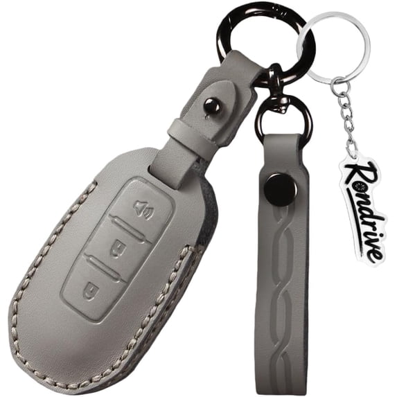 Key Fob Cover Compatible with Infiniti QX50 QX55 QX60 Q50 Q60 2018-up Keychain Case Holder Protector,3-BTN-Panic-Grey