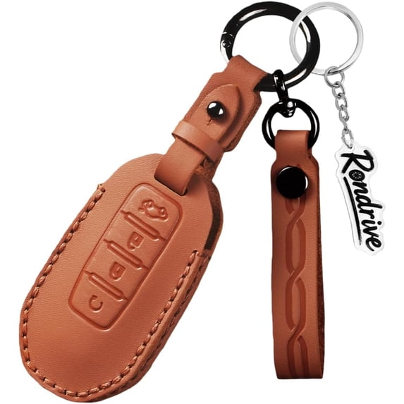 Key Fob Cover Compatible with Infiniti QX50 QX55 QX60 Q50 Q60 2018-up Keychain Case Holder Protector,4-BTN-Orange