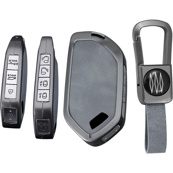 Key Fob Cover Compatible with Kia K5 GT-LINE Sportage Telluride Carnival Sorento EV6 EV9 2025-2026 Keychain Case Holder Protector,A Keychain
