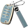 thumbnail image 1 of Key Fob Cover Compatible with Kia Sorento Sportage Rio Soul Forte Optima Keychain Case Holder Protector,Blue, 1 of 7