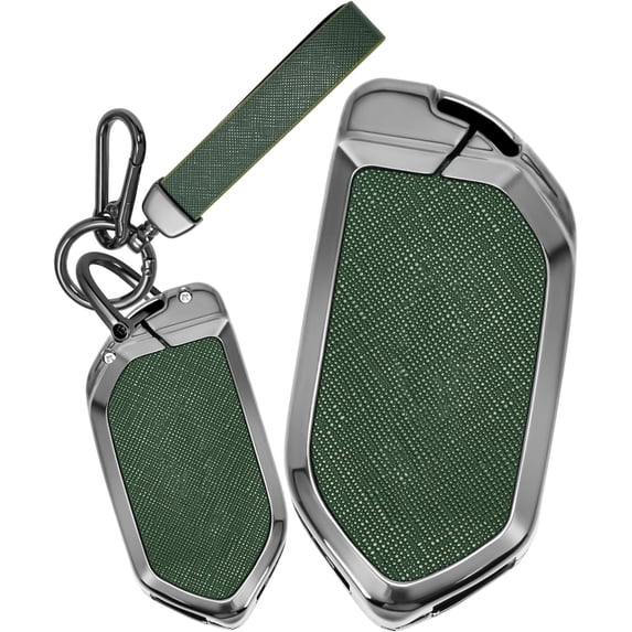 Key Fob Cover Compatible with Kia Sportage 2025-2026 Telluride K4 K5 Carnival Sorento EV5 EV6 EV9 Keychain Case Holder Protector,Keychain-A-Green