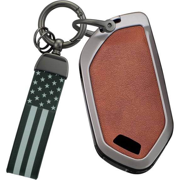 Key Fob Cover Compatible with Kia Telluride 2023-2024 2 Button Keychain Case Holder Protector